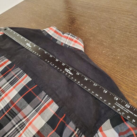 Parish Nation Scully Snap Up Western Plaid 2XL Shirt Canvas, Roll-Tab‎ Sleeves - Picture 6 of 16
